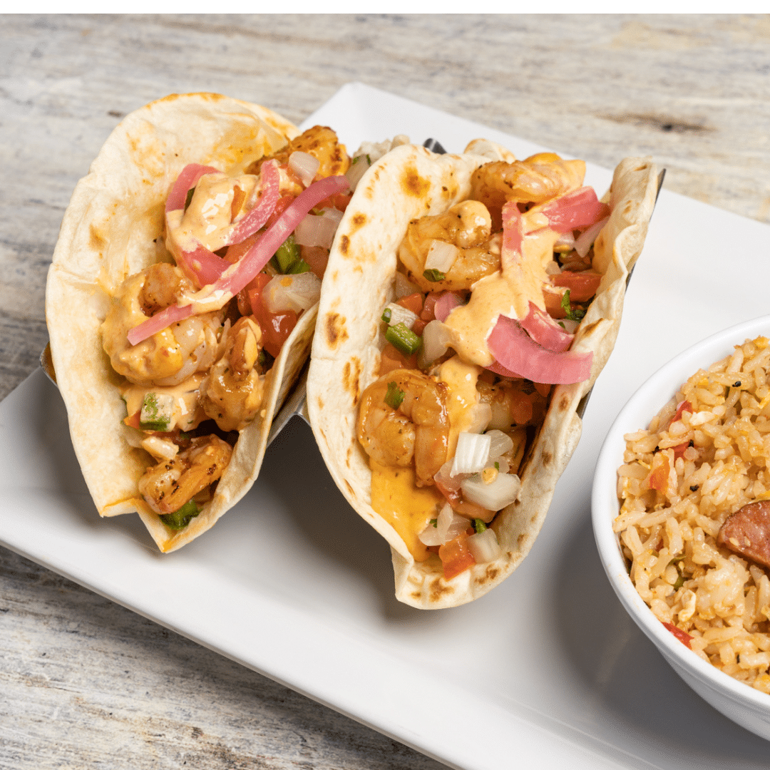 blackened shrimp tacos