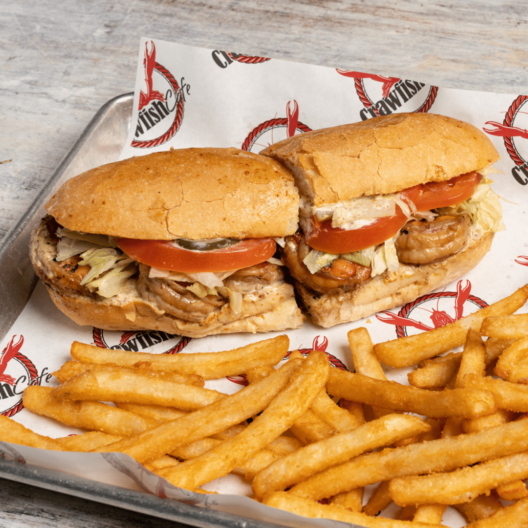 bbq shrimp poboy