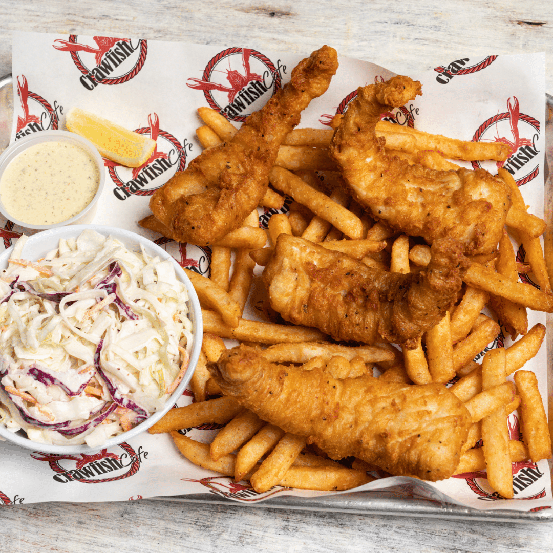 beer battered fish and chips