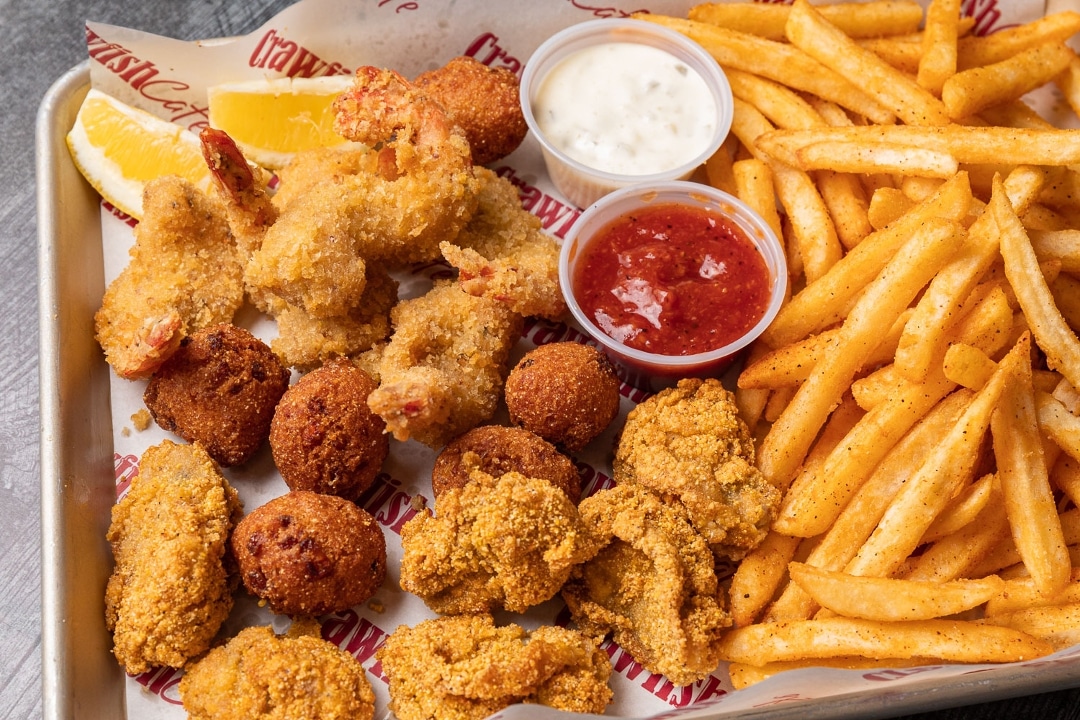 6 Shrimp 3 Oysters