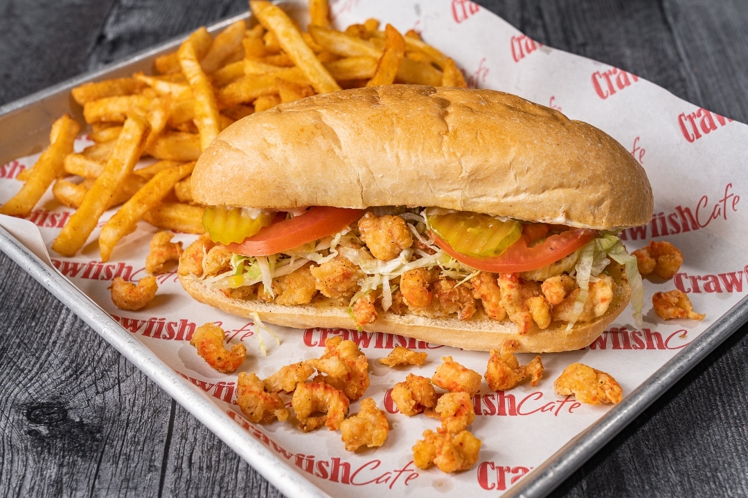 Fried Crawfish Poboy